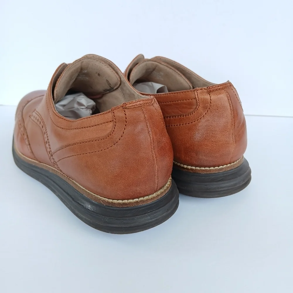 Cole Haan Grand Os Wingtip Brown Leather Oxford